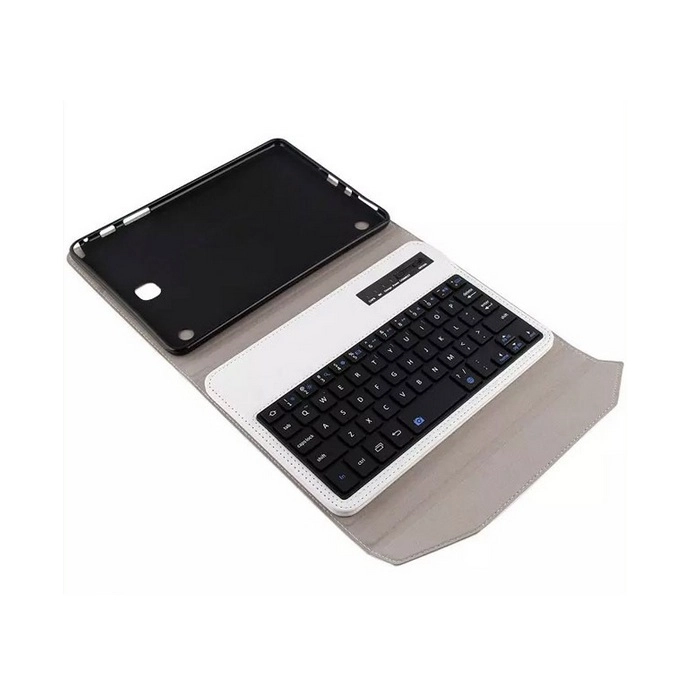 Bàn Phím Bluetooth Samsung Tab A 8.0/ P355/ P350 kèm bao da book cover (da mịn)